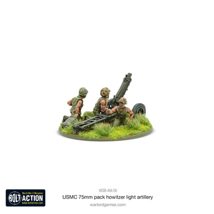 USMC 75mm Pack Howitzer Light Artillery - Artillerie - Warlord Games - WGB-AM-26