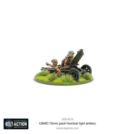 USMC 75mm Pack Howitzer Light Artillery - Artillerie - Warlord Games - WGB-AM-26
