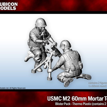 USMC M2 60mm Mörser-Team