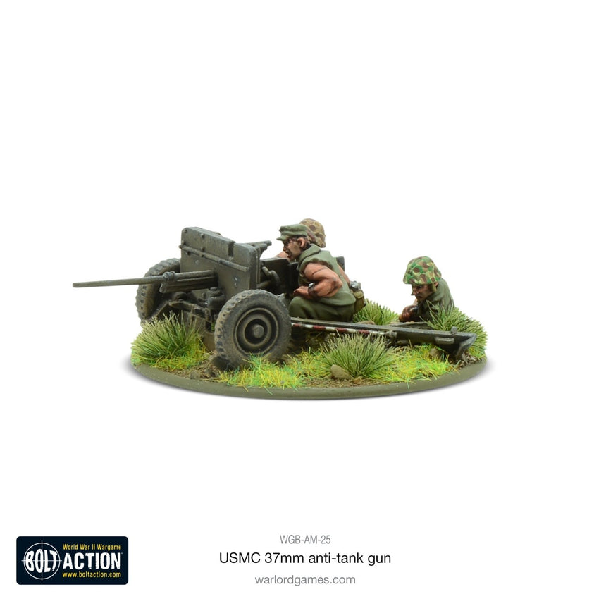 USMC M3A1 37mm Anti - Tank Gun - Artillerie - Warlord Games - WGB-AM-25