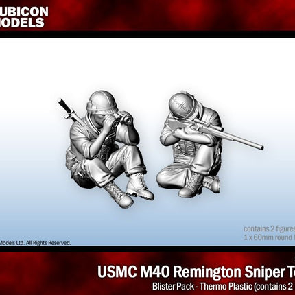 USMC M40 Remington Sniper Team