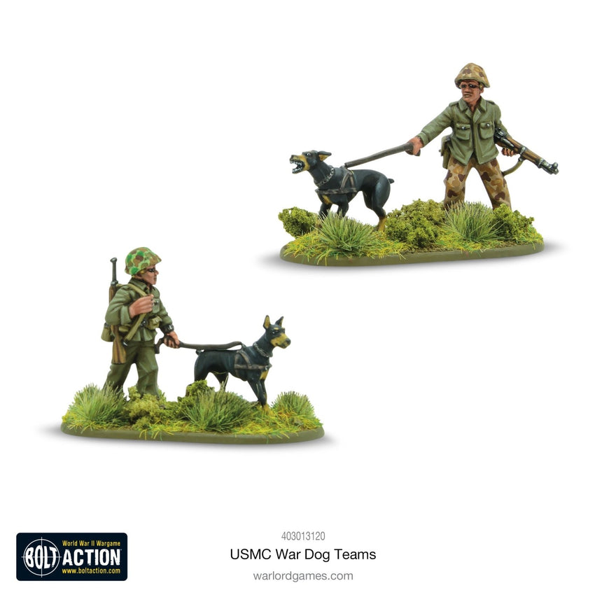 USMC War Dog Teams - Infanterie - Warlord Games - 403013120