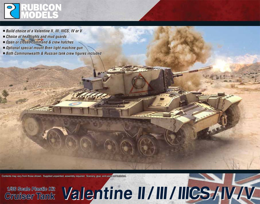 Valentine II/III/IIIcs/IV/V - Panzer - Rubicon Models UK Ltd - 280097