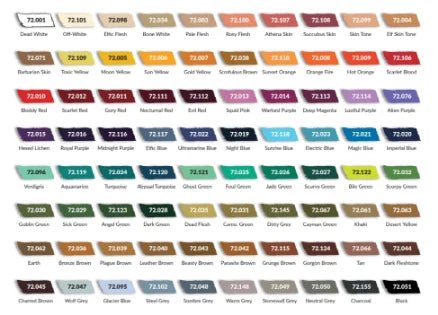 Vallejo Game Color - Foundation Case. Includes 80 opaque colors 18 ml - Zubehör - Vallejo - 72180