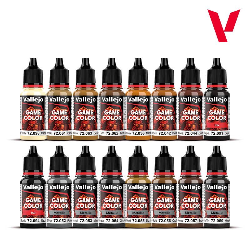 Vallejo Game Color - Leather & Metal 18 ml - Zubehör - Vallejo - 72189