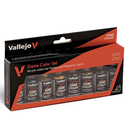 Vallejo Game Color - Metallic Colors 18 ml - Zubehör - Vallejo - 72303