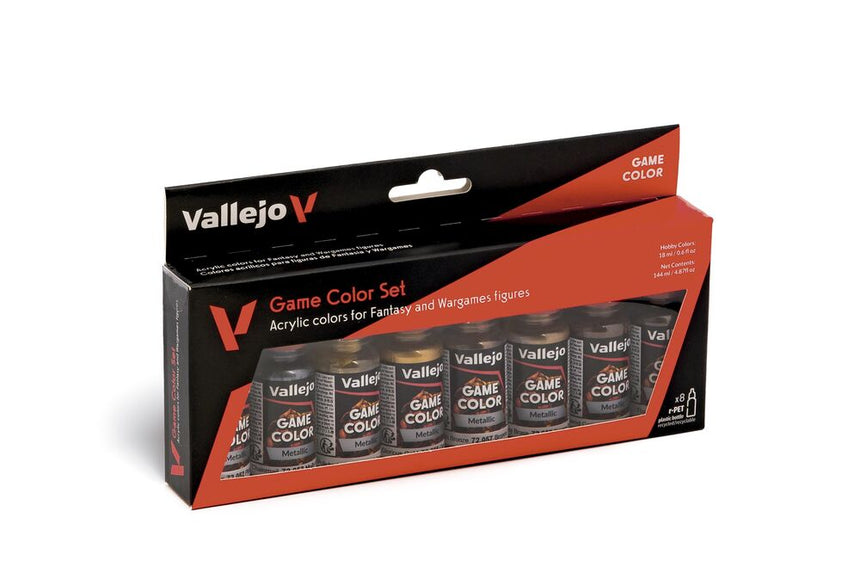 Vallejo Game Color - Metallic Colors 18 ml - Zubehör - Vallejo - 72303