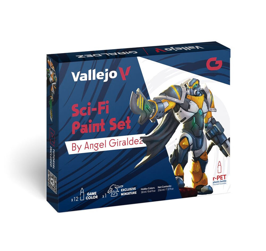 Vallejo Game Color - SciFi Paint Set by Angel Giraldez 18 ml - Zubehör - Vallejo - 72313