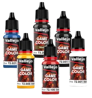 Vallejo Game Color - Ultimate miniature set Paint & Brushes (5) 18 ml - Zubehör - Vallejo - 72206