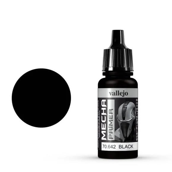 Vallejo Mecha Color - 642 - Black Primer 17 ml - Zubehör - Vallejo - 70642