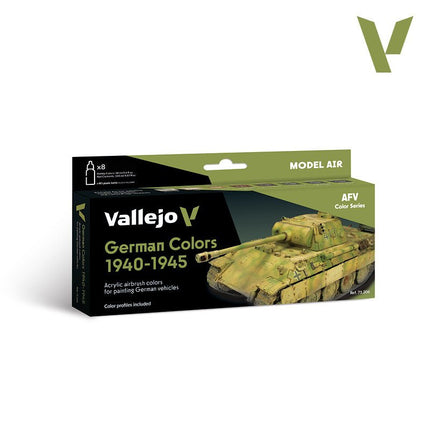 Vallejo Model Air - German Colors 1940-1945 (8x17 ml)