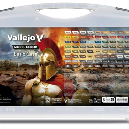 Vallejo Model Color - Basic Case. Includes: 75 basic colors + 5 auxiliaries 18 ml - Zubehör - Vallejo - 70252
