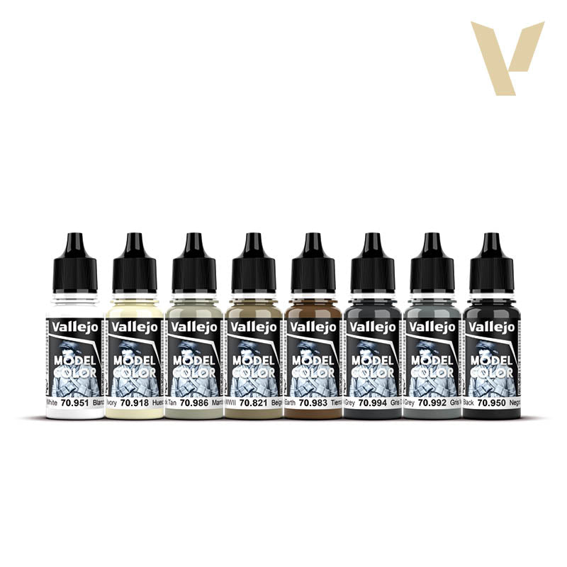 Vallejo Model Color - Black & White by Angel Giraldez 18 ml - Zubehör - Vallejo - 70151