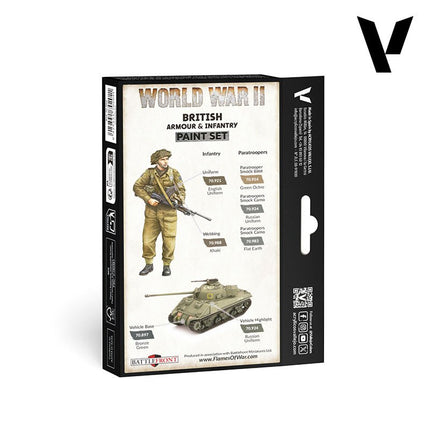 Vallejo Model Color - British Armour & Infantry 18 ml - Zubehör - Vallejo - 70204