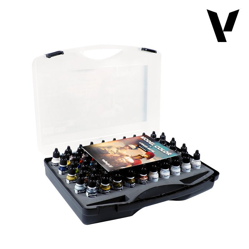 Vallejo Model Color - Combination Case. Includes: 80 colors selected for BSL combinations (base, shadow & light tones) 18 ml - Zubehör - Vallejo - 70254