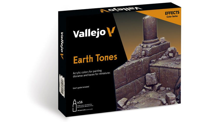 Vallejo Model Color - Earth Tones 18 ml - Zubehör - Vallejo - 70141