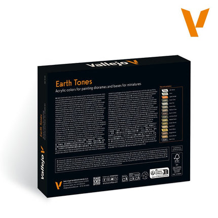 Vallejo Model Color - Earth Tones 18 ml - Zubehör - Vallejo - 70141