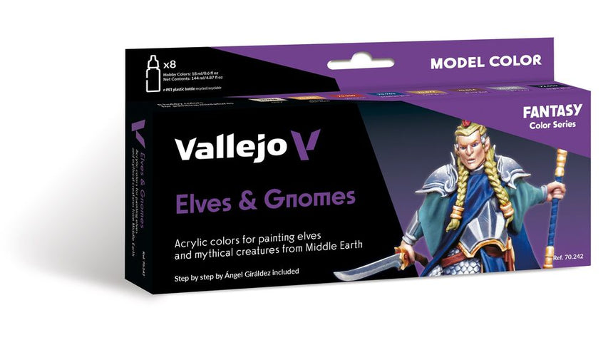 Vallejo Model Color - Elves & Gnomes by Angel Giraldez 18 ml - Zubehör - Vallejo - 70242