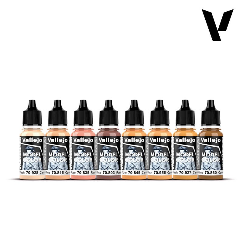 Vallejo Model Color - Face & Skin Tones 18 ml - Zubehör - Vallejo - 70124
