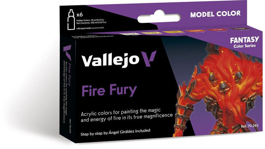 Vallejo Model Color - Fire Fury by Angel Giraldez 18 ml - Zubehör - Vallejo - 70243