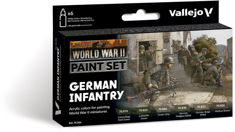 Vallejo Model Color - German Infantry 18 ml - Zubehör - Vallejo - 70206