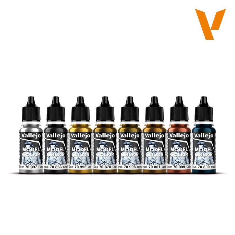 Vallejo Model Color - Metallic Colors 18 ml - Zubehör - Vallejo - 70118