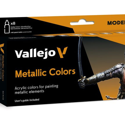 Vallejo Model Color - Metallic Colors 18 ml - Zubehör - Vallejo - 70118