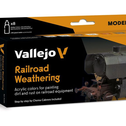 Vallejo Model Color - Railroad Weathering by Chema Cabrero 18 ml - Zubehör - Vallejo - 70264