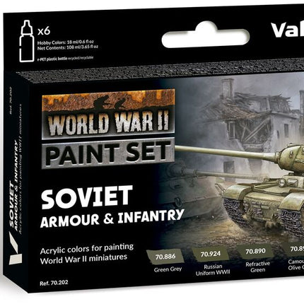 Vallejo Model Color - Soviet Armour & Infantry 18 ml - Zubehör - Vallejo - 70202