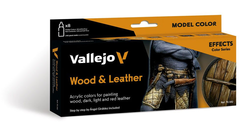 Vallejo Model Color - Wood & Leather by Angel Giraldez 18 ml - Zubehör - Vallejo - 70182