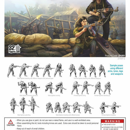 281001 Viet Cong Fighters & Command