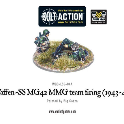 Waffen-SS MG42 MMG team firing (1943-45)