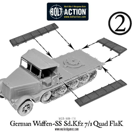 Waffen-SS Sd.Kfz 7/1 quad FlaK