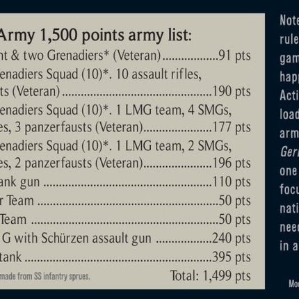 Waffen - SS Starter Army - Starterarmee - Warlord Games - 402612101