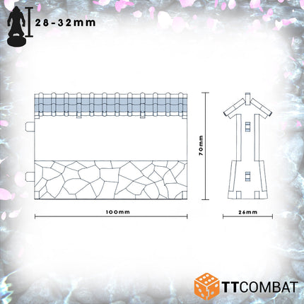 Toshi: Courtyard Wall Extensions - TT Combat - TTSCW-EES-102 (9)