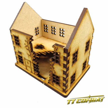 15mm Ruined Townhouse Set - TT Combat - TTSCW-WAR-002 (4)