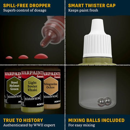 Warpaints Fanatic Historical: WWII Soviet Union Paint Set - Farben - The Army Painter - TAPWP8112P