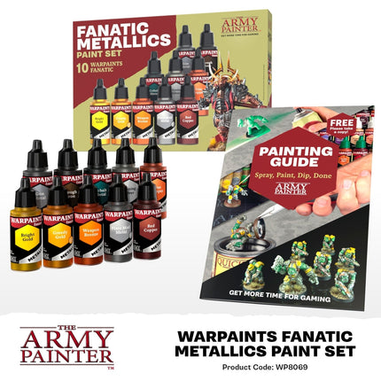 Warpaints Fanatic: Metallics Paint Set - Zubehör - The Army Painter - WP8069