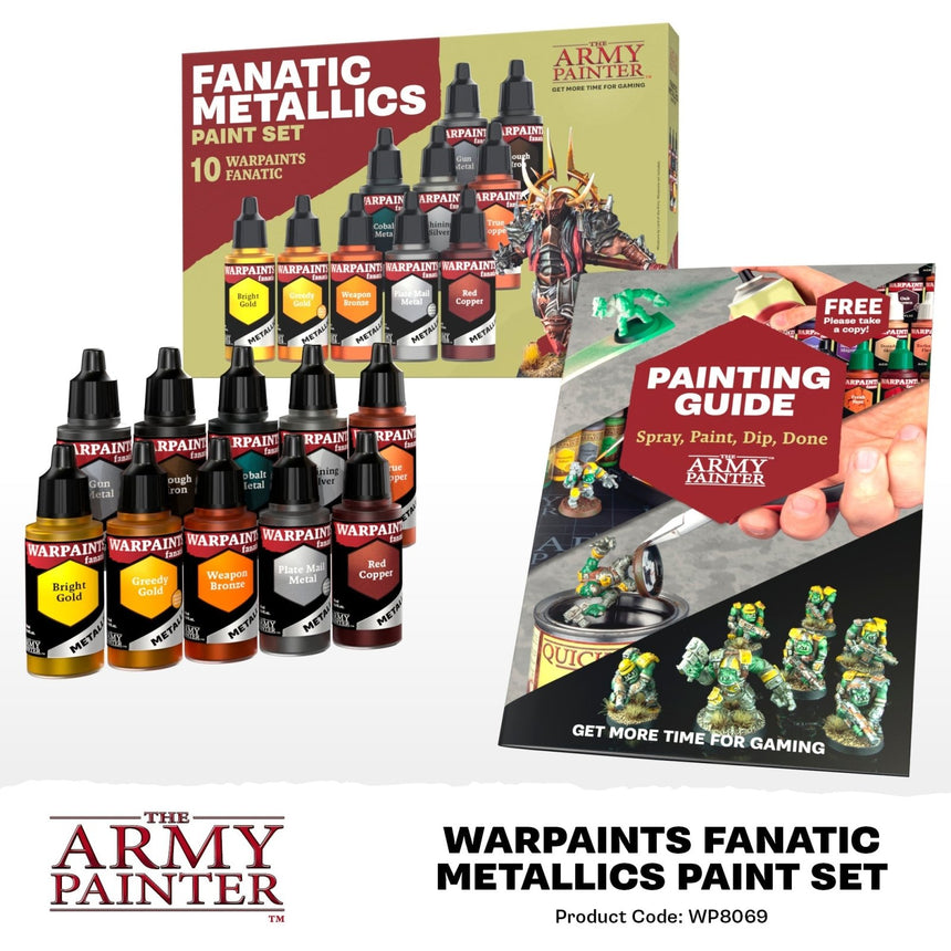 Warpaints Fanatic: Metallics Paint Set - Zubehör - The Army Painter - WP8069