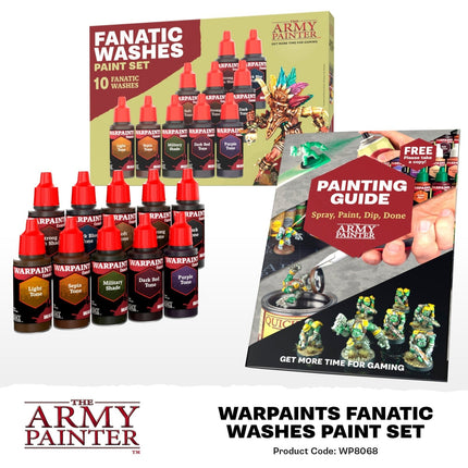 Warpaints Fanatic: Washes Paint Set - Zubehör - The Army Painter - WP8068
