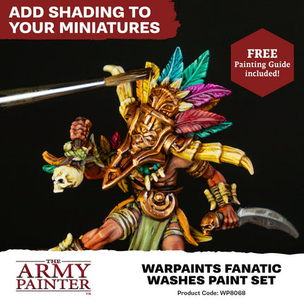 Warpaints Fanatic: Washes Paint Set - Zubehör - The Army Painter - WP8068