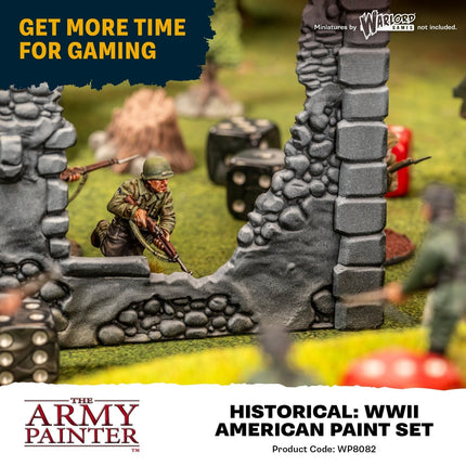 Warpaints Fanatic: WWII American Paint Set - Zubehör - The Army Painter - WP8082