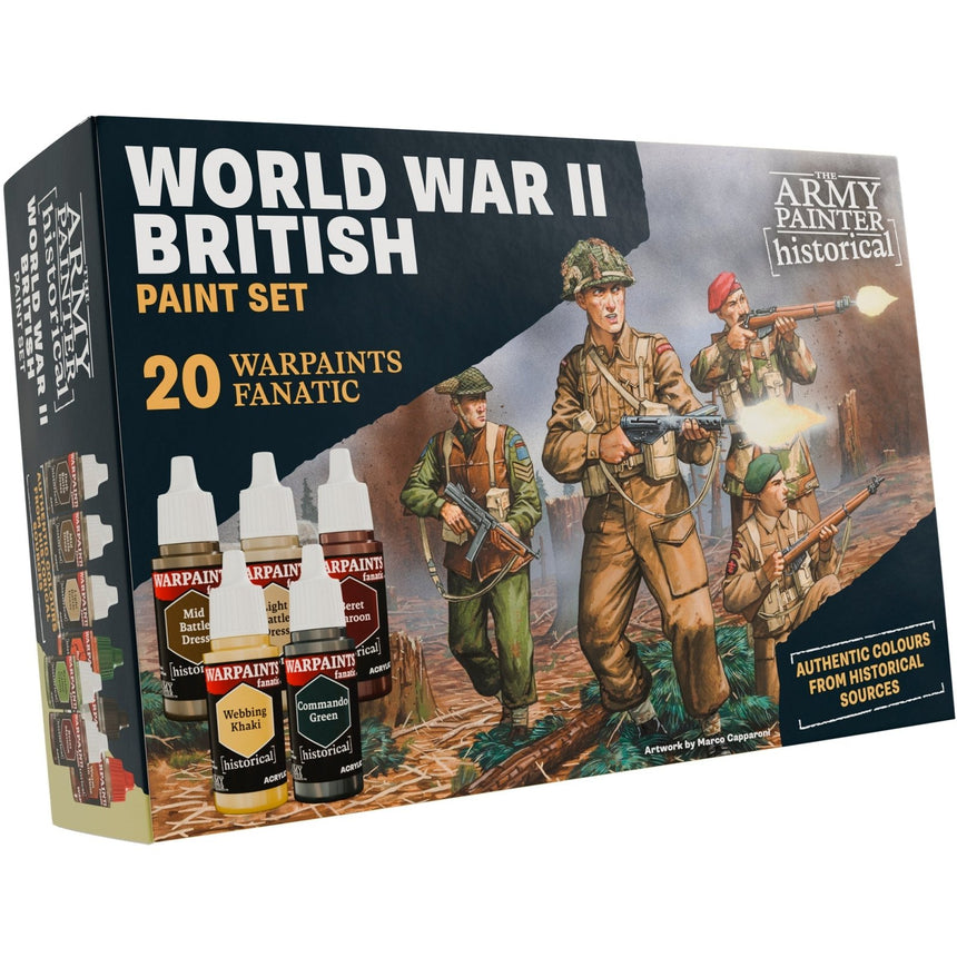 Warpaints Fanatic: WWII British Paint Set - Zubehör - The Army Painter - WP8084