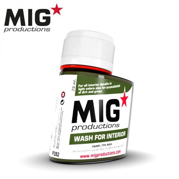 Wash for Interior - MIG Productions Wash (75 ml) - AK Interactive - P282