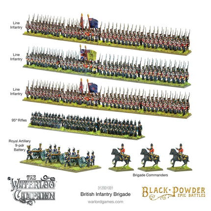 Waterloo - British Infantry Brigade - Infanterie - Warlord Games - 312001001