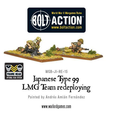 Japanese Type 99 LMG Team Redeploying