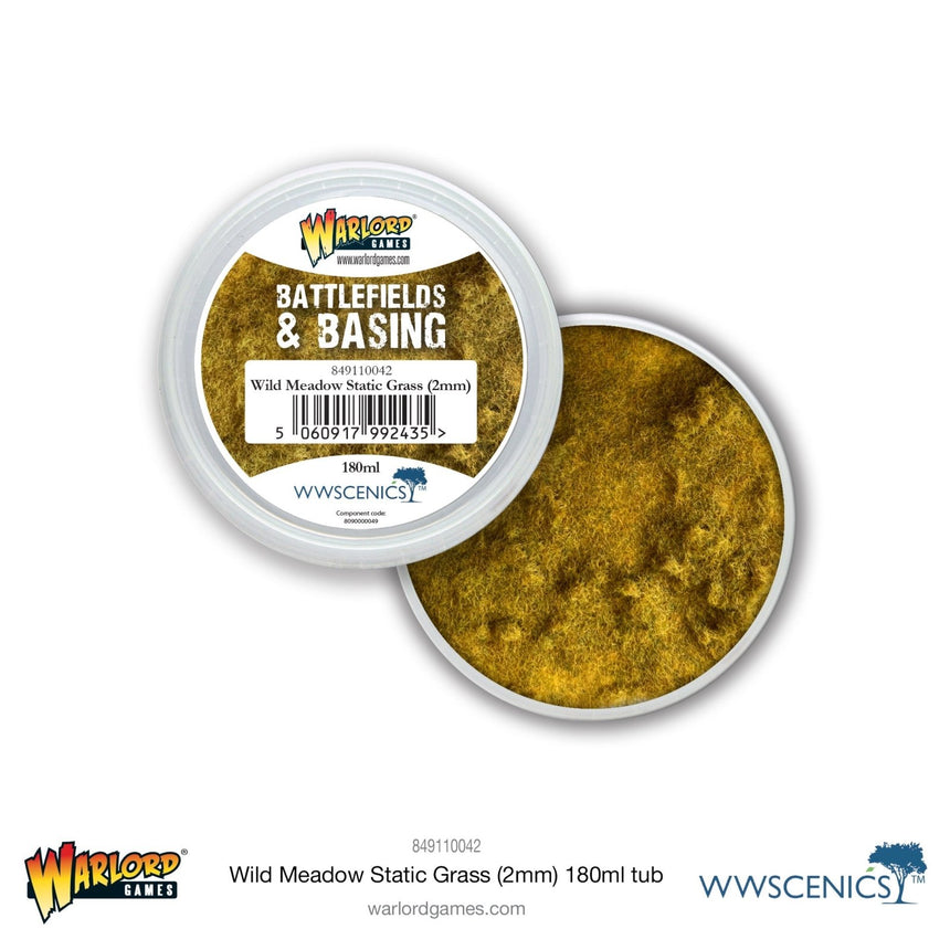 Wild Meadow 2mm Static Grass (180ml) - Zubehör - Warlord Games - 849110042