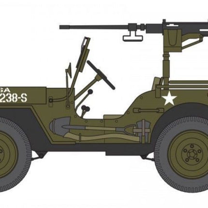 Willys Jeep, Trailer & 6PDR Gun - Artillerie - Airfix - A02339