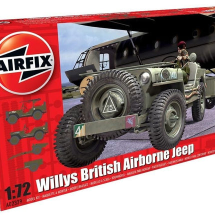 Willys Jeep, Trailer & 6PDR Gun - Artillerie - Airfix - A02339
