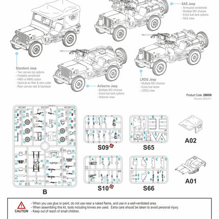 280050 - Willys MB ¼ ton 4x4 Truck (Commonwealth)